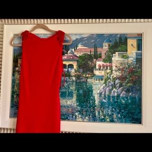 Badgley Mischka full length gown- new